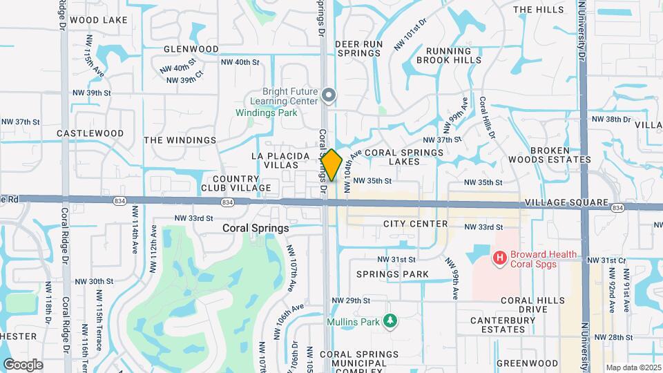 3483 Coral Springs Dr, Unit 4 Map and Location Details