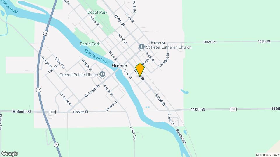 213 S 2nd St Map and Location Details