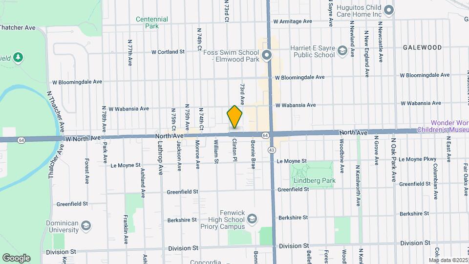 7310 W North Ave, Unit 1b Map and Location Details