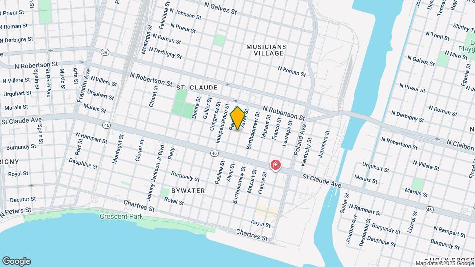 1236 Alvar St Map and Location Details