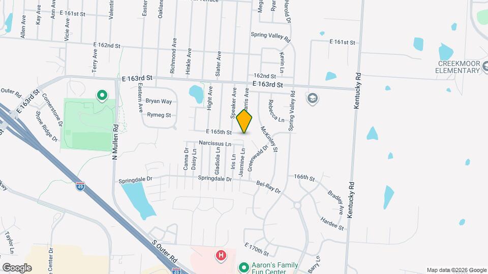 7719 E 165th St Map and Location Details