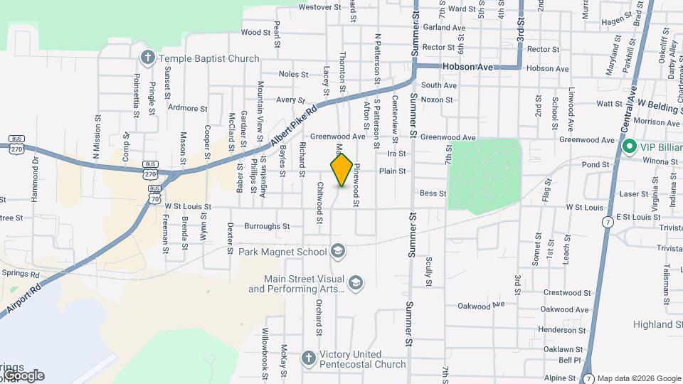 313 Main St Map and Location Details