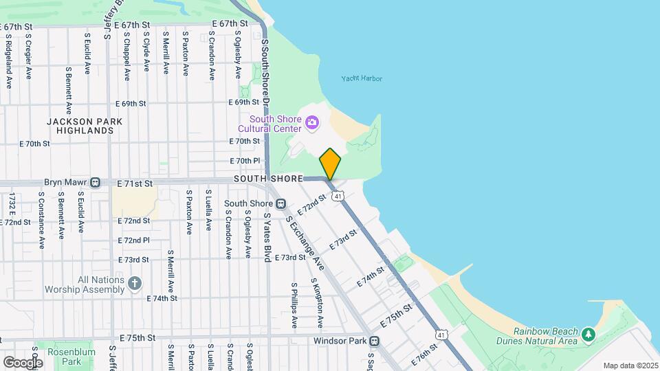 7100 South Shore Apartment Homes Mapa y Detalles de la Ubicación
