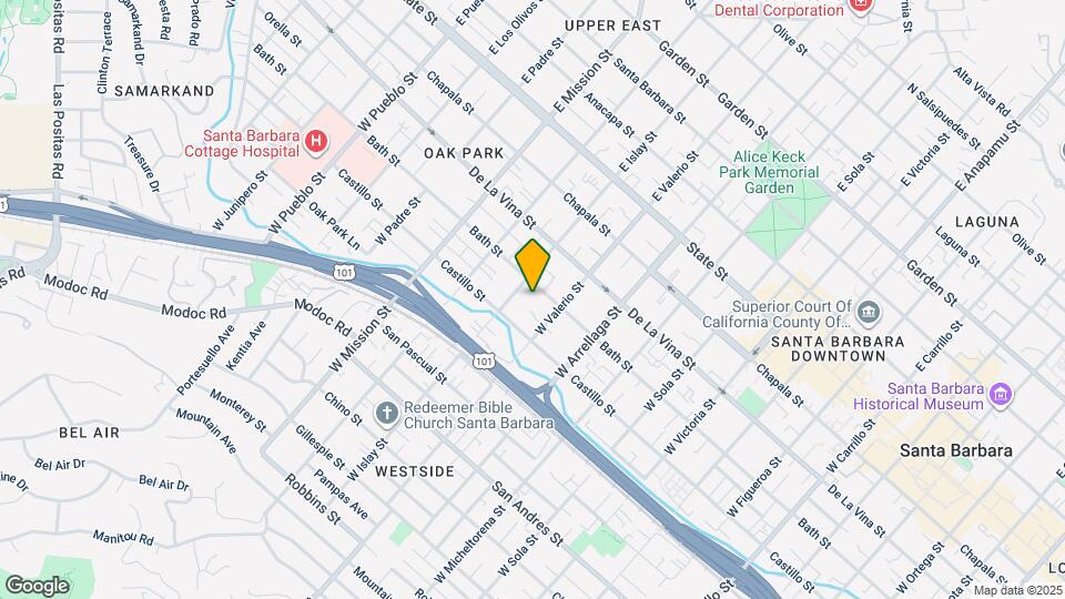1321 Bath St Map and Location Details
