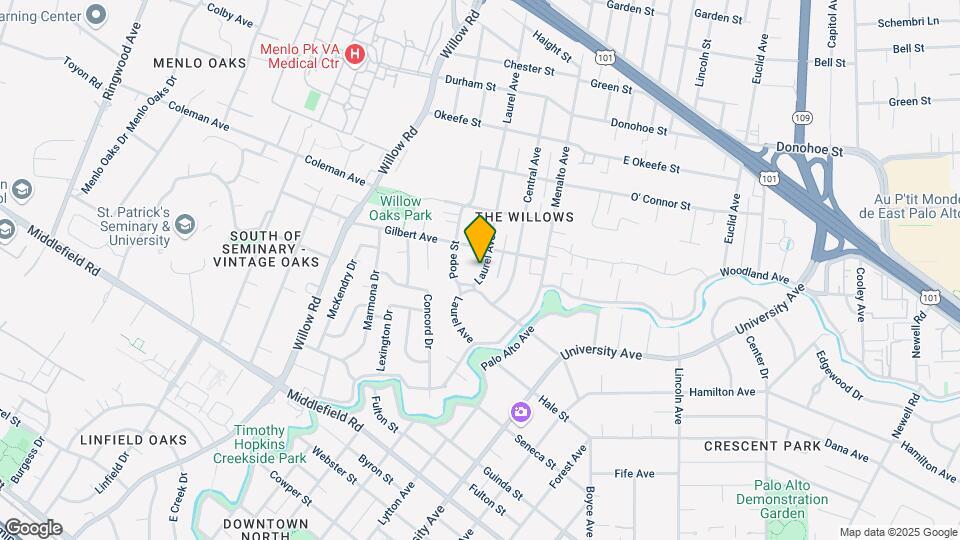 313 Laurel Ave Mapa y Detalles de la Ubicación