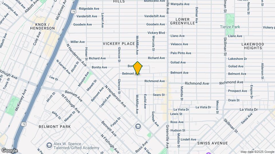 2214 McMillan Ave Mapa y Detalles de la Ubicación