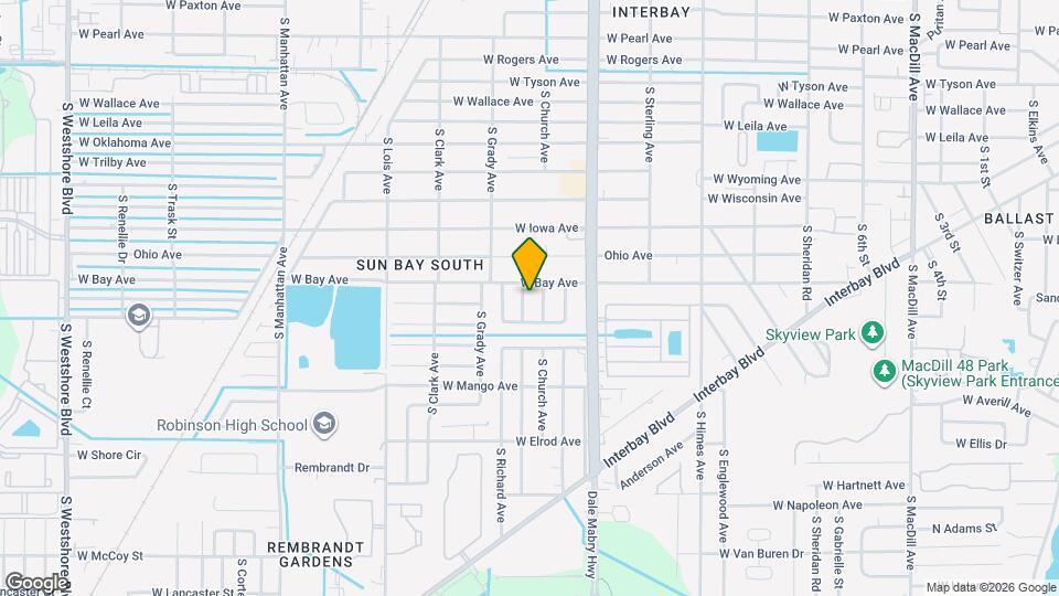 6206 S Adelia Ave Map and Location Details