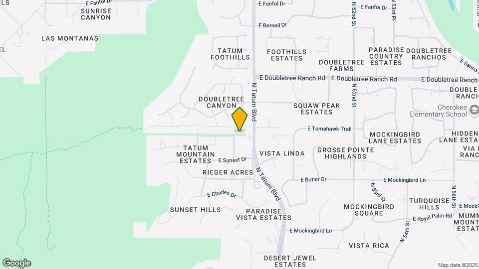 8621 N Starling Ln Mapa y Detalles de la Ubicación