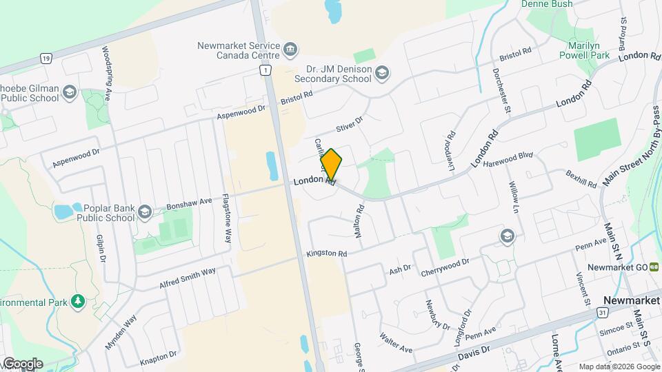 58 London Rd Map and Location Details