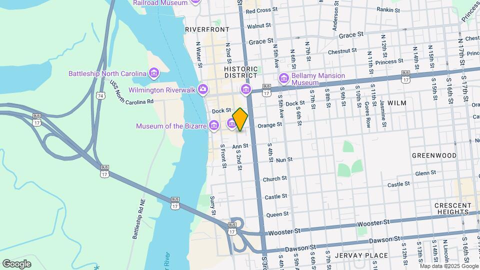 209 S 2nd St Map and Location Details
