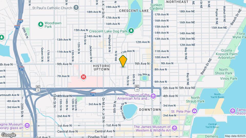 801 Grove St N Map and Location Details