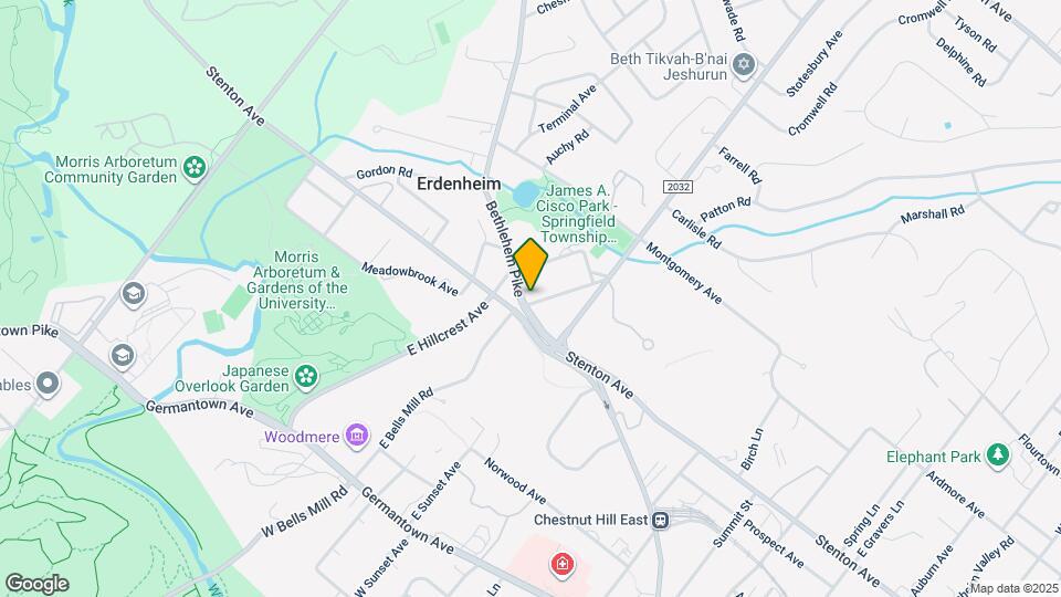 400 Bethlehem Pike Map and Location Details