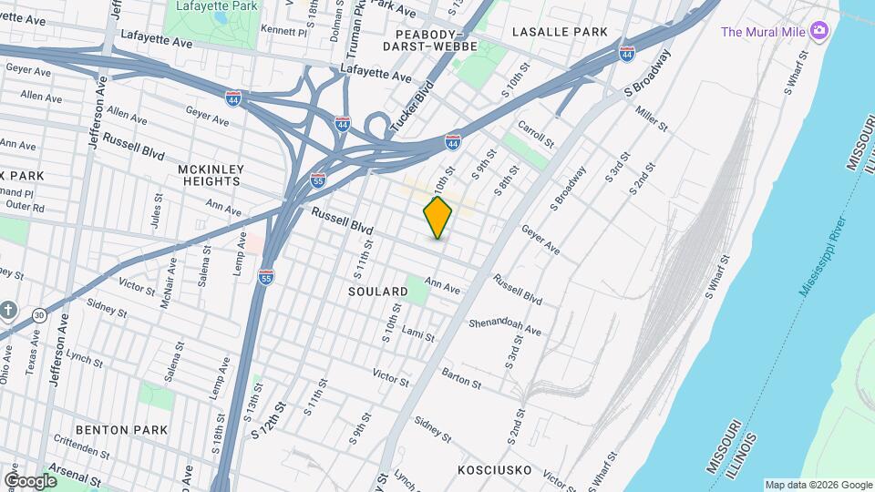 905 Russell Blvd Mapa y Detalles de la Ubicación