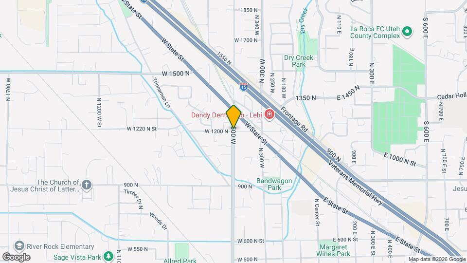 3807 W 1200 N Map and Location Details