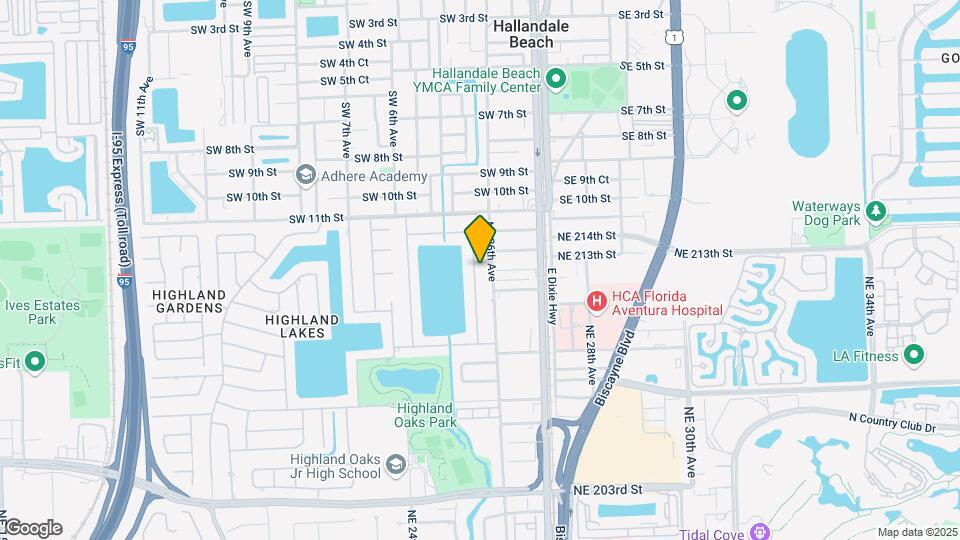 21221 NE 25th Ct Mapa y Detalles de la Ubicación