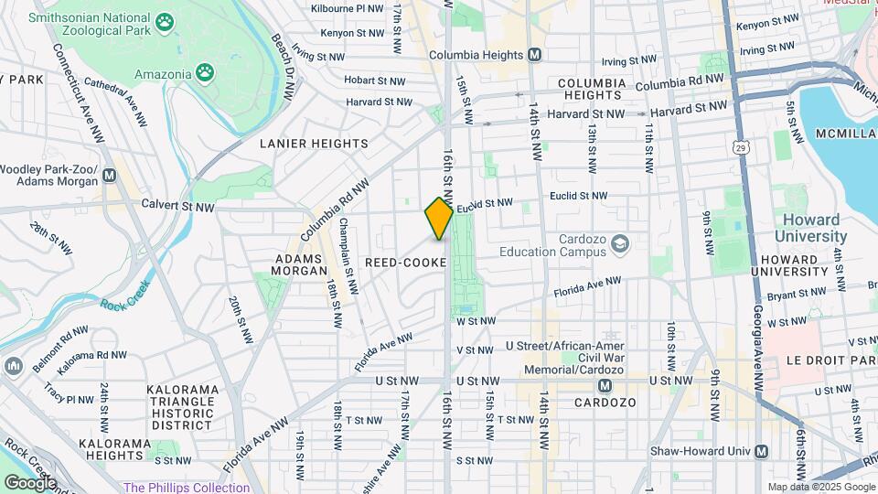2434 16th St NW Mapa y Detalles de la Ubicación
