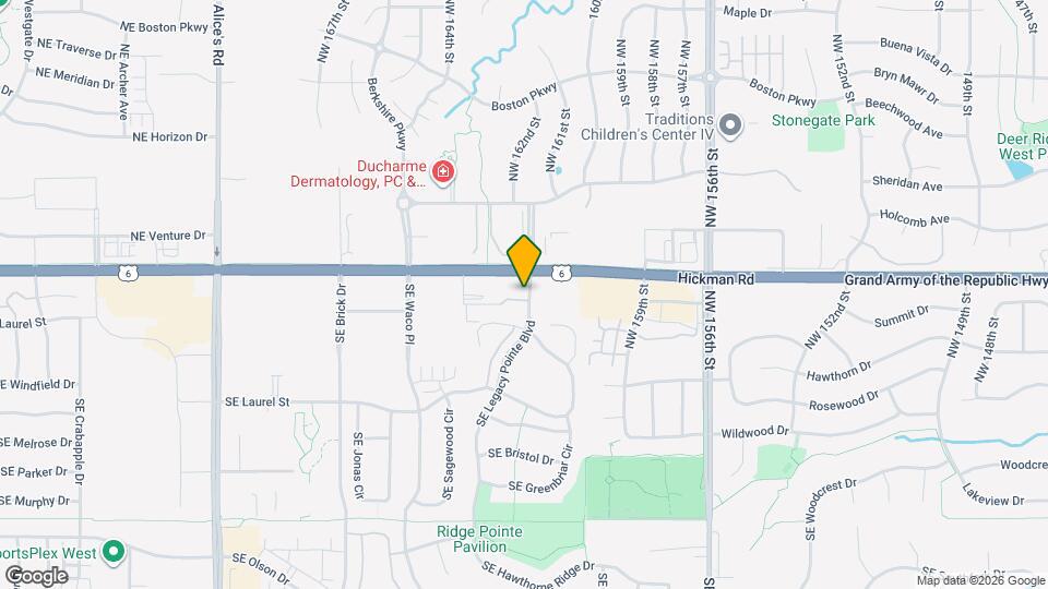 Legacy Pointe of Waukee Map and Location Details