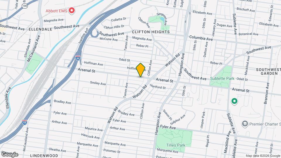 6228 Arsenal St Map and Location Details