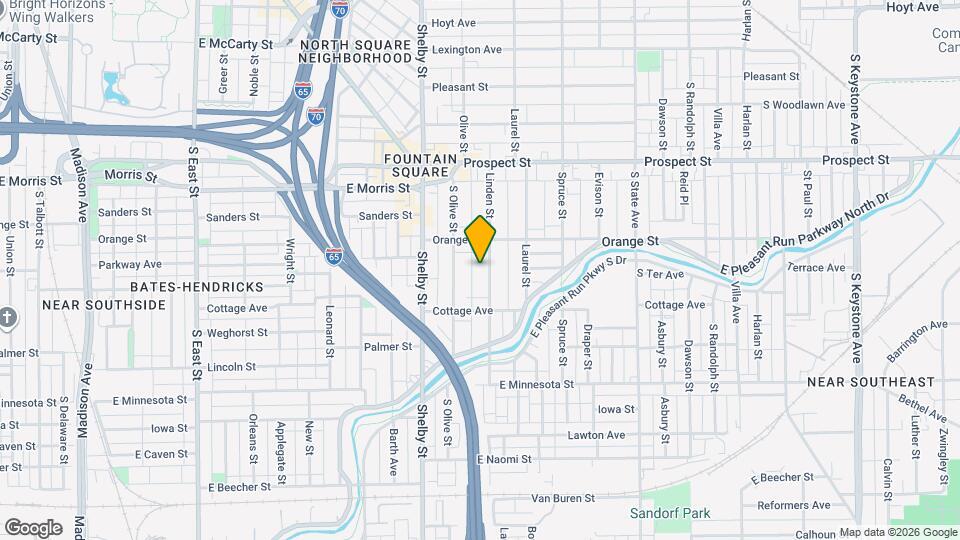 1344 Linden St, Unit 1344 Linden St Map and Location Details