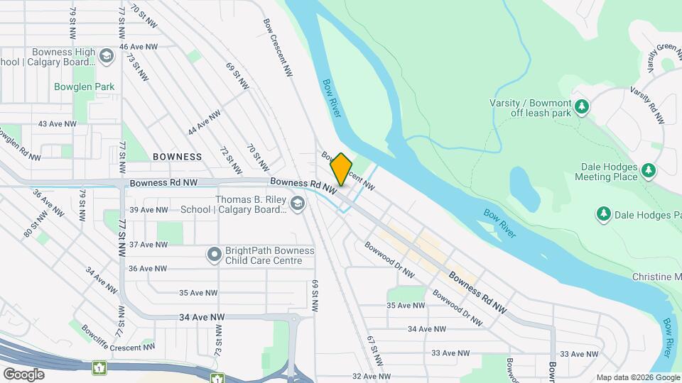6708 Bowness Rd NW Map and Location Details