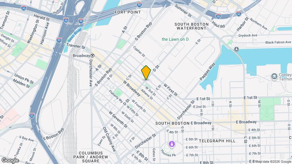 295 D St Map and Location Details
