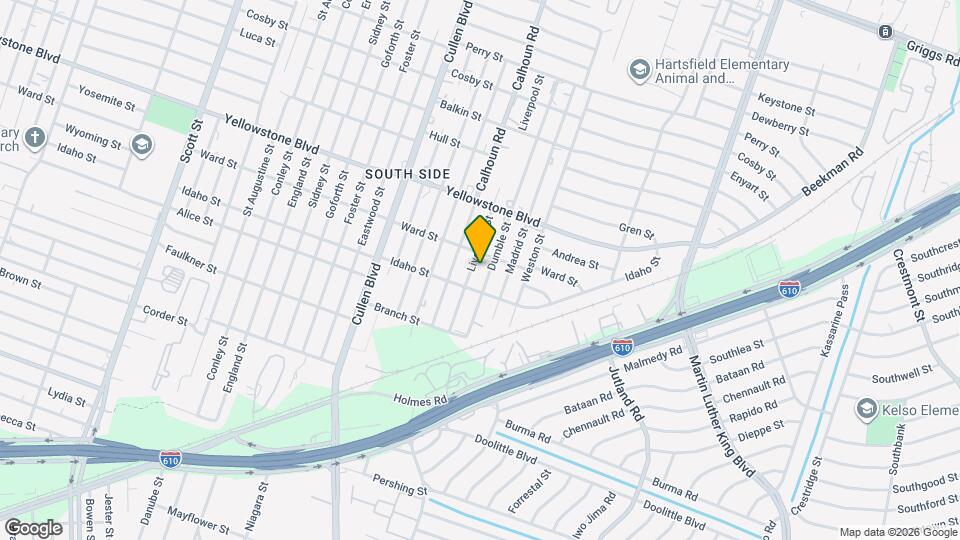 6814 Dumble St Mapa y Detalles de la Ubicación