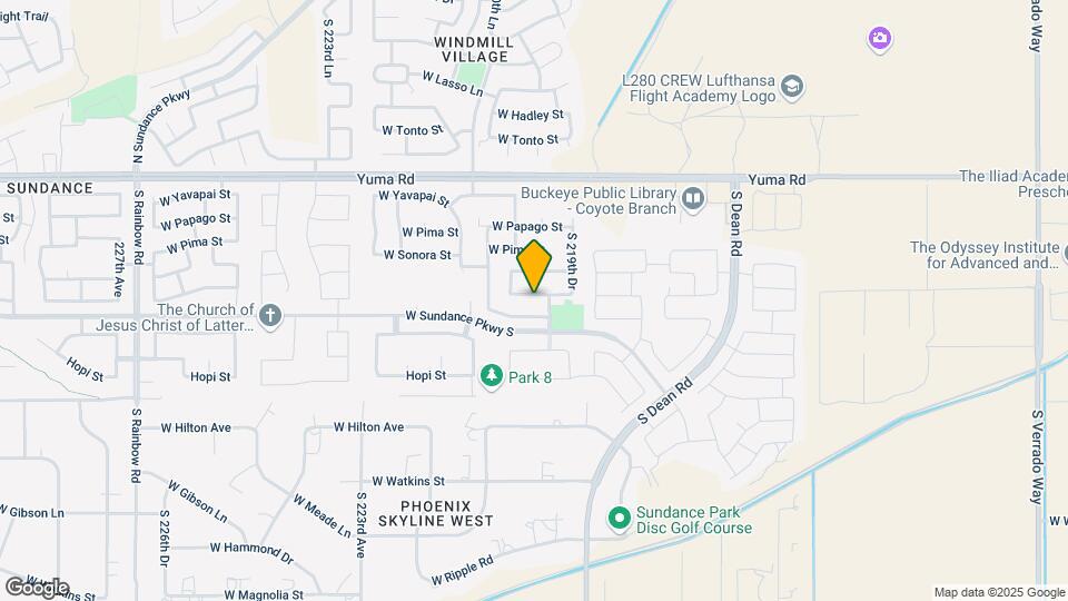 21995 W Cocopah St Map and Location Details