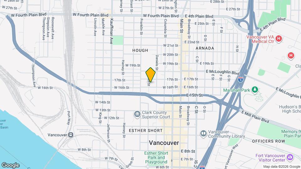 1601 Esther St Map and Location Details