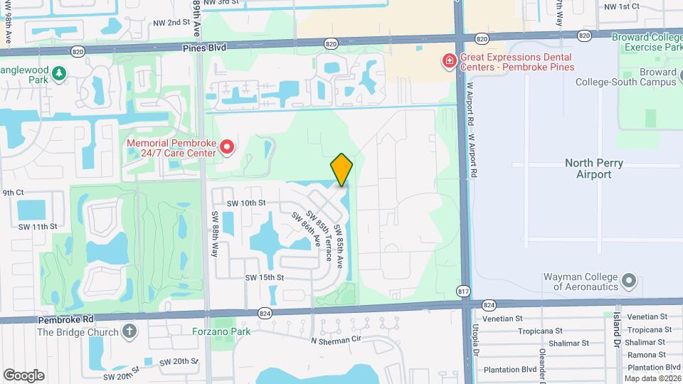 8320 SW 12th St Map and Location Details