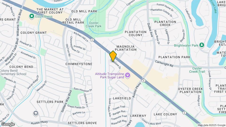 4823 Sunshine Dr Map and Location Details