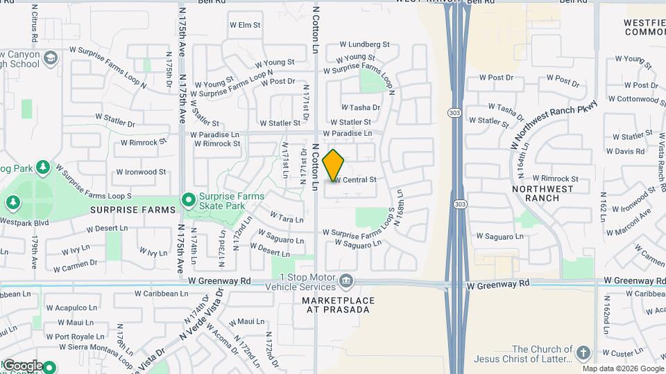 17039 W Central St Map and Location Details