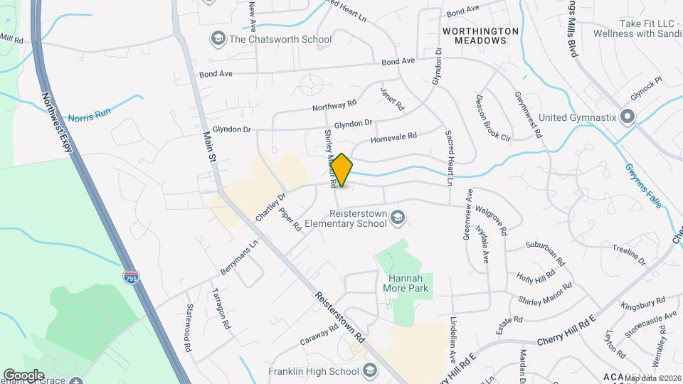 605 Shirley Manor Rd Map and Location Details