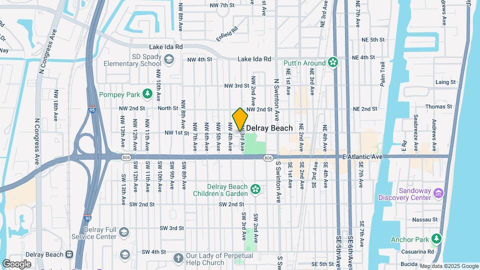 306 NW 1st St Map and Location Details