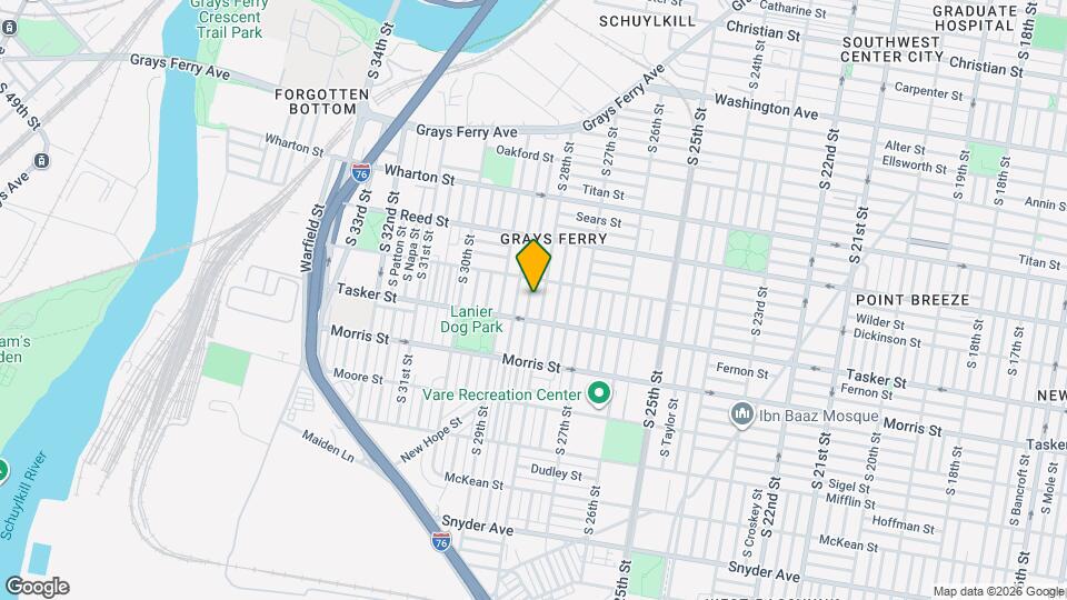 1529 S Newkirk St Map and Location Details