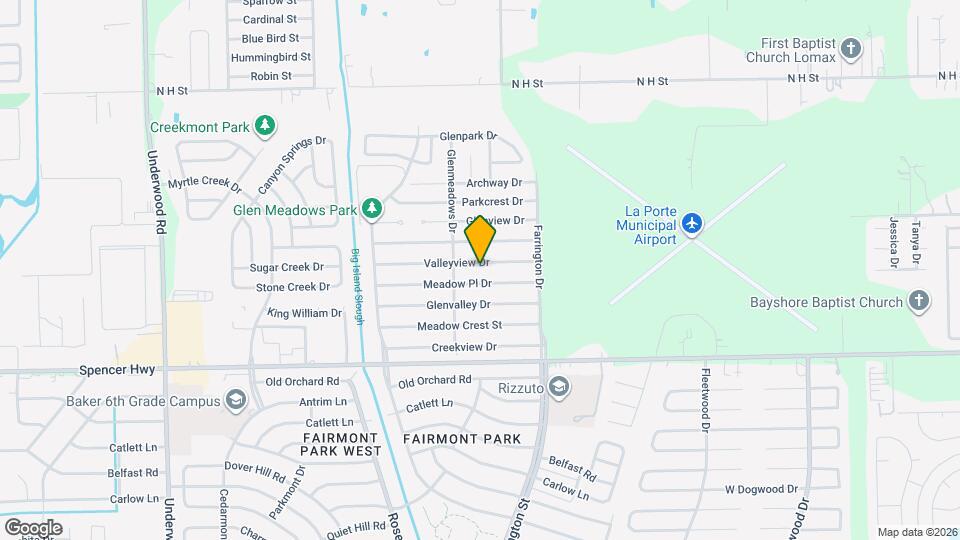 5013 Valleyview Dr Map and Location Details