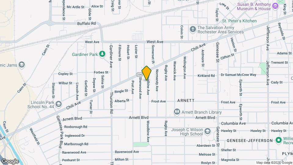 57 Woodbine Ave Map and Location Details
