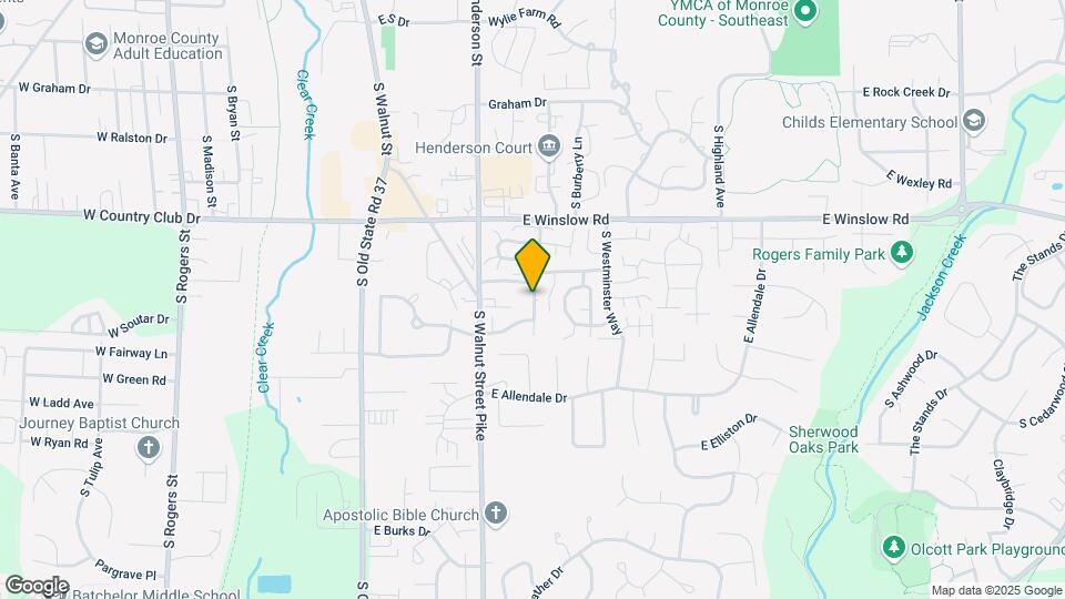 740 E Sherwood Hills Dr Map and Location Details