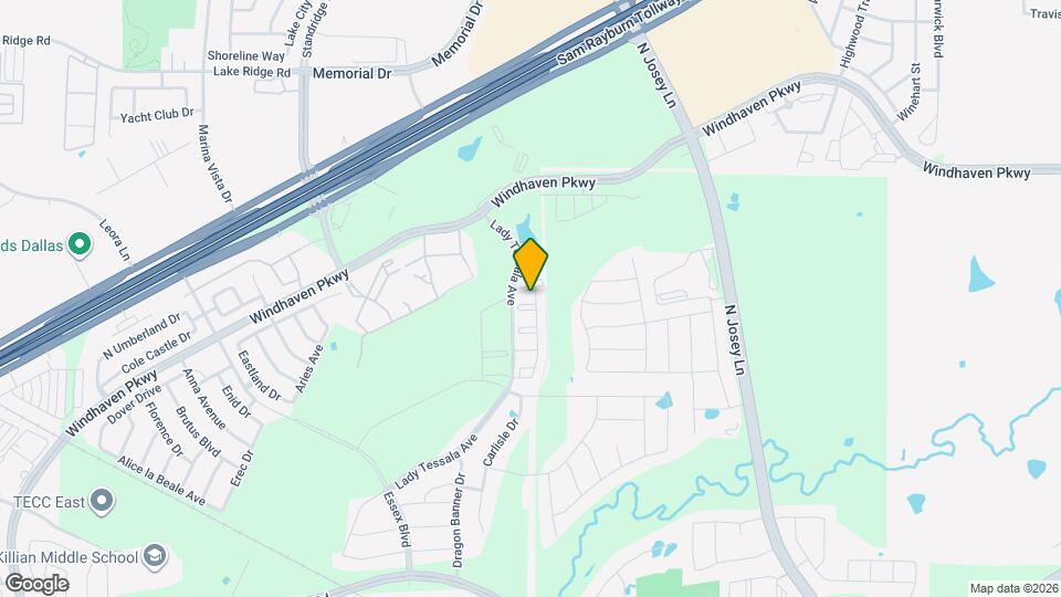 3921 St Ives Ln Map and Location Details