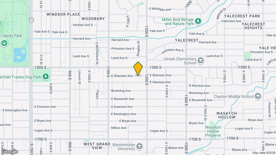 1242 E Sherman Ave Map and Location Details