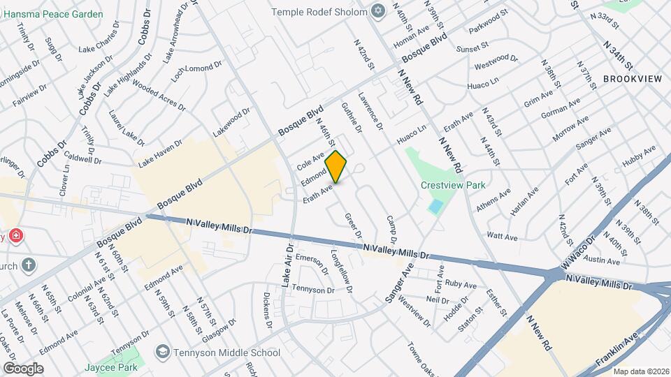 4624 Erath Ave Map and Location Details