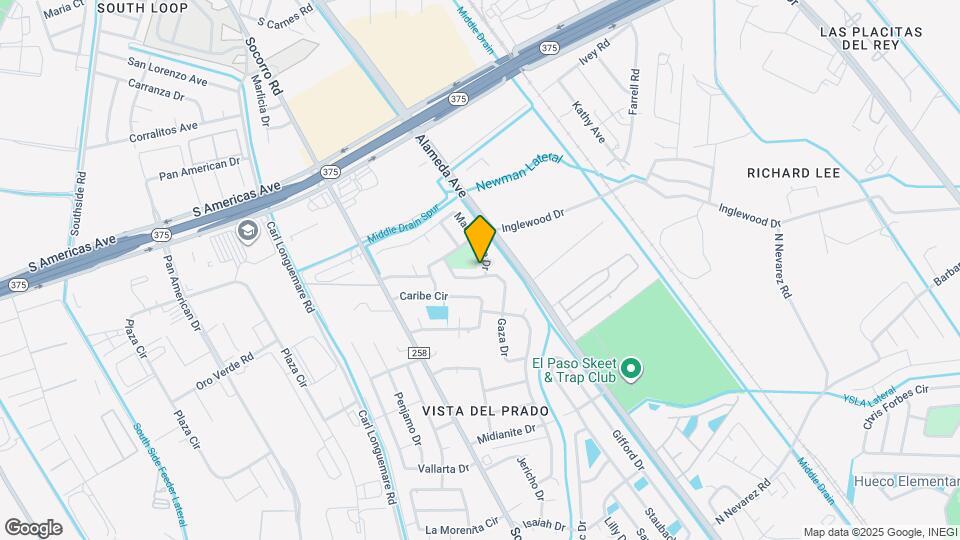 9597 Martinique Dr Map and Location Details