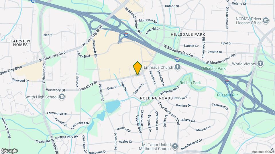 2403 Vanstory St Map and Location Details