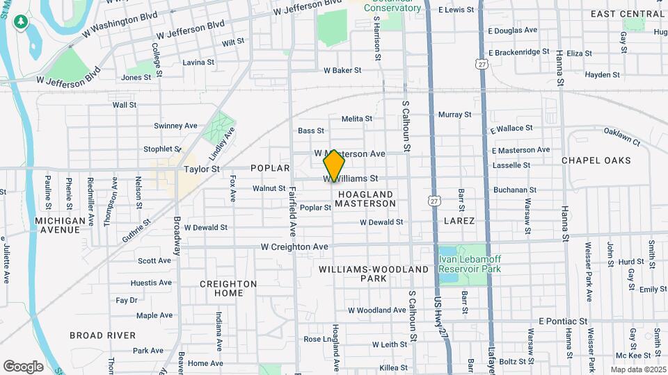 2011 Hoagland Ave Map and Location Details