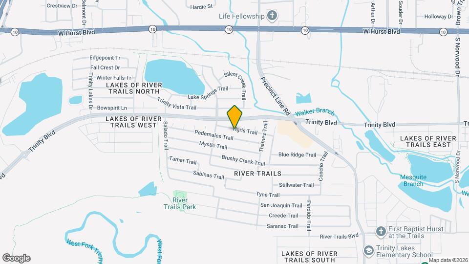 8736 Tigris Trail Map and Location Details