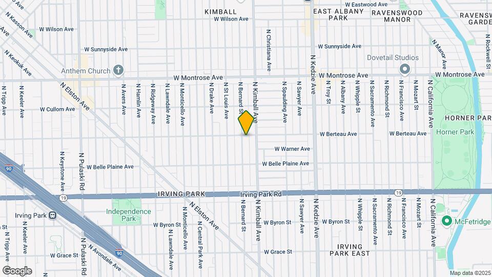 4155-57 N Bernard St Map and Location Details
