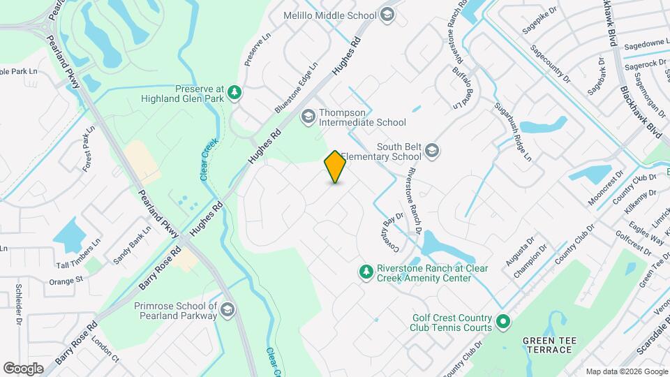 1908 Rushing Meadow Ln Map and Location Details