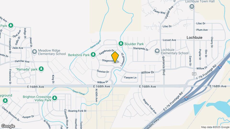 816 Ponderosa Ln Map and Location Details