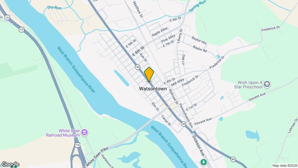 806 Ash St Map and Location Details