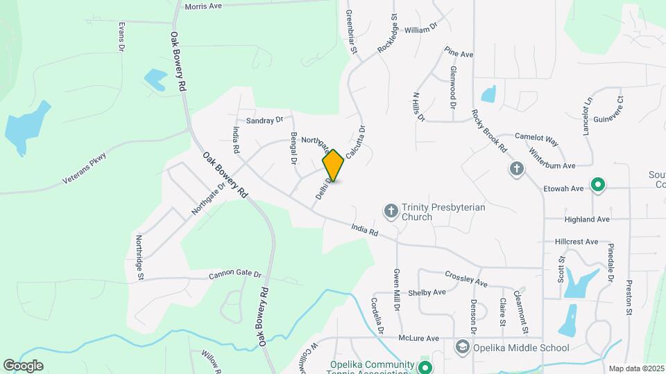 1711 Delhi Dr Map and Location Details