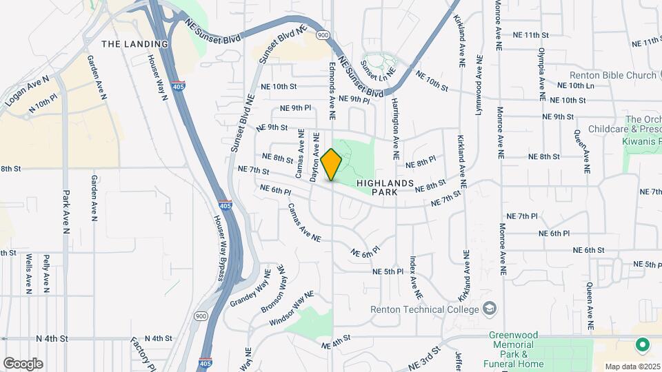 5000 Lake Washington Blvd NE Map and Location Details